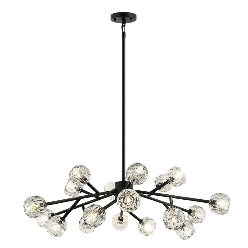 Matteo C61418 Rosa 18-lt 46" Chandelier