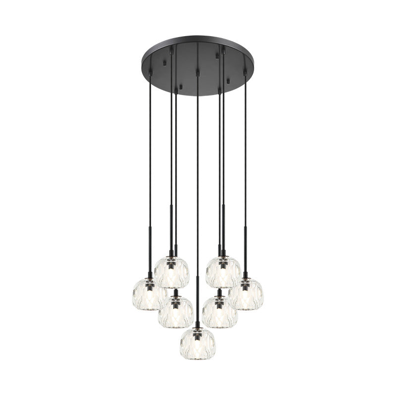 Matteo C61437 Rosa 7-lt 19" Chandelier