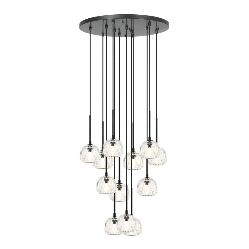 Matteo C61442 Rosa 12-lt 24" Chandelier