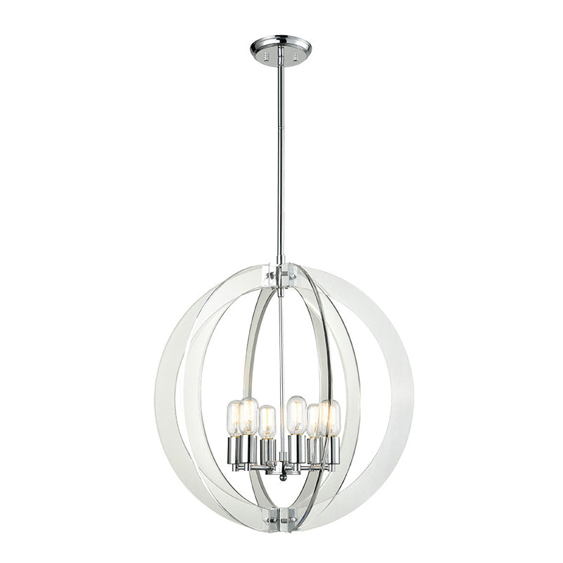 Matteo C61506 Dangle Candle 6-lt 24" Pendant