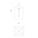 Matteo C61701 Scatola 1-lt 8" Pendant