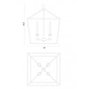 Matteo C61704 Scatola 4-lt 16" Pendant
