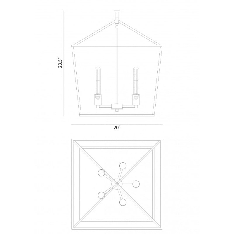 Matteo C61705 Scatola 5-lt 20" Pendant