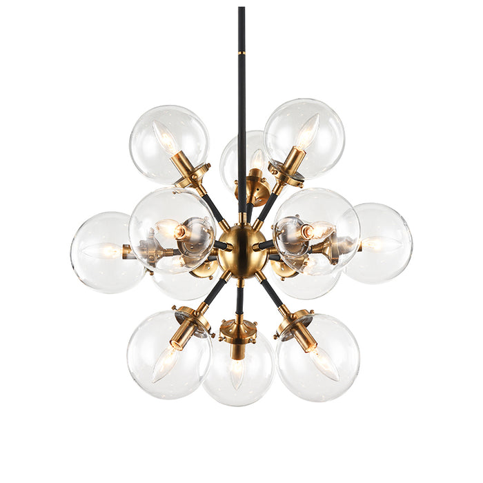 Matteo C62812 Soleil 12-lt 24" Chandelier