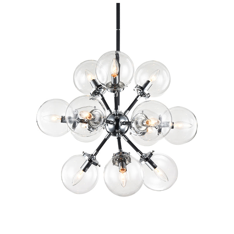 Matteo C62812 Soleil 12-lt 24" Chandelier