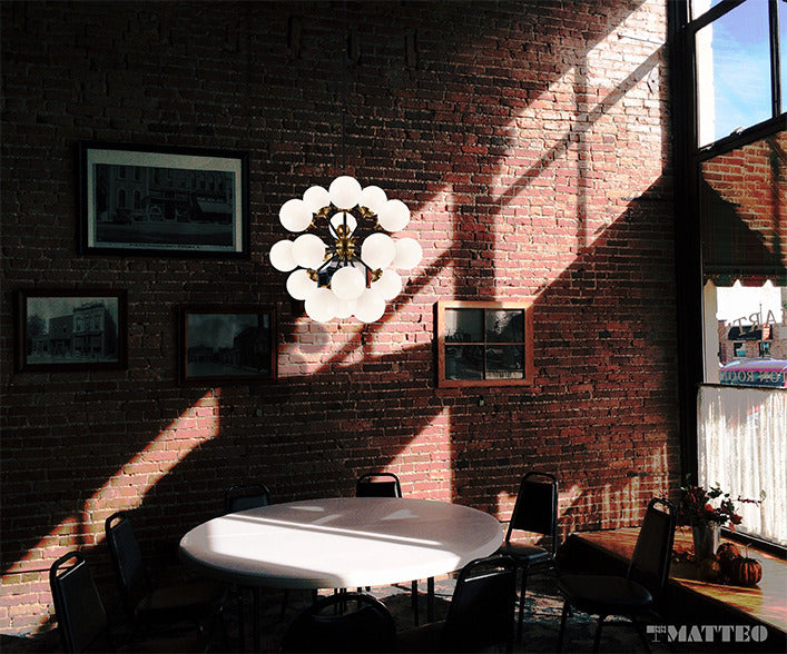 Matteo C62818 Soleil 18-lt 32" Chandelier