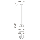 Matteo C62901 Caske 1-lt 8" Pendant