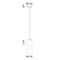 Matteo C63001 The Bougie 1-lt 6" Pendant