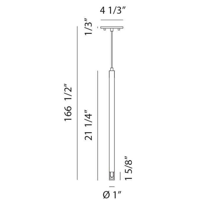 Matteo C63101 Reigndrop 1-lt 5" LED Pendant