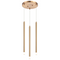 Matteo C63103 Reigndrop 3-lt 11" LED Pendant
