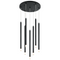 Matteo C63107 Reigndrop 7-lt 18" LED Pendant