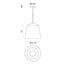 Matteo C64002 Encase 1-lt 13" Pendant
