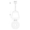 Matteo C64002 Encase 1-lt 13" Pendant