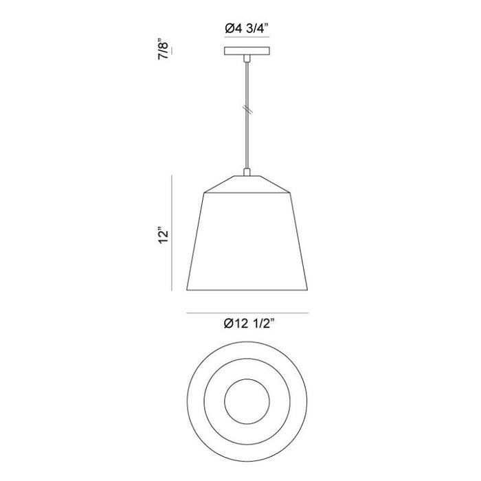 Matteo C64002 Encase 1-lt 13" Pendant