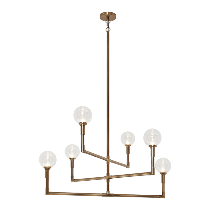 Matteo C64806 Candelstix 6-lt 38" Chandelier