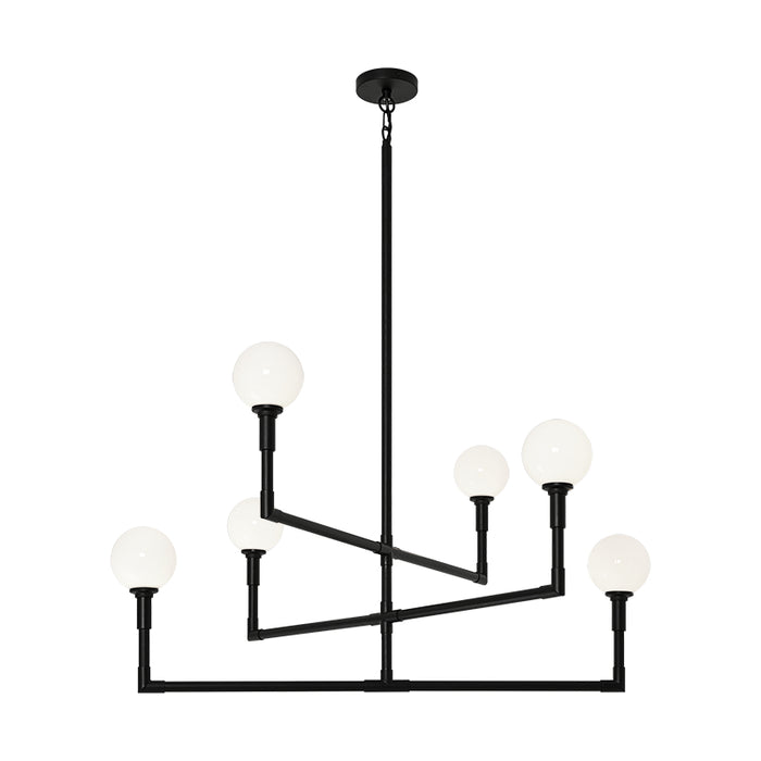 Matteo C64806 Candelstix 6-lt 38" Chandelier