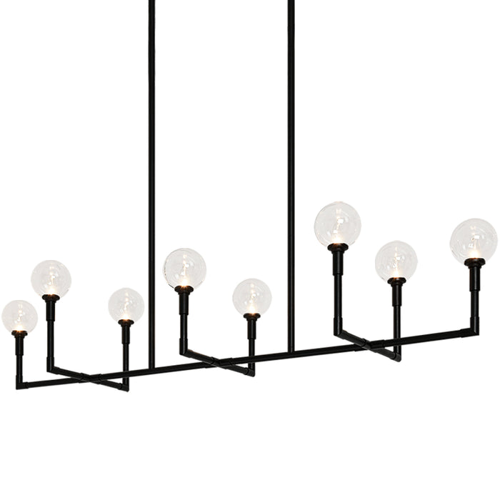 Matteo C64808 Candelstix 8-lt 50" Chandelier