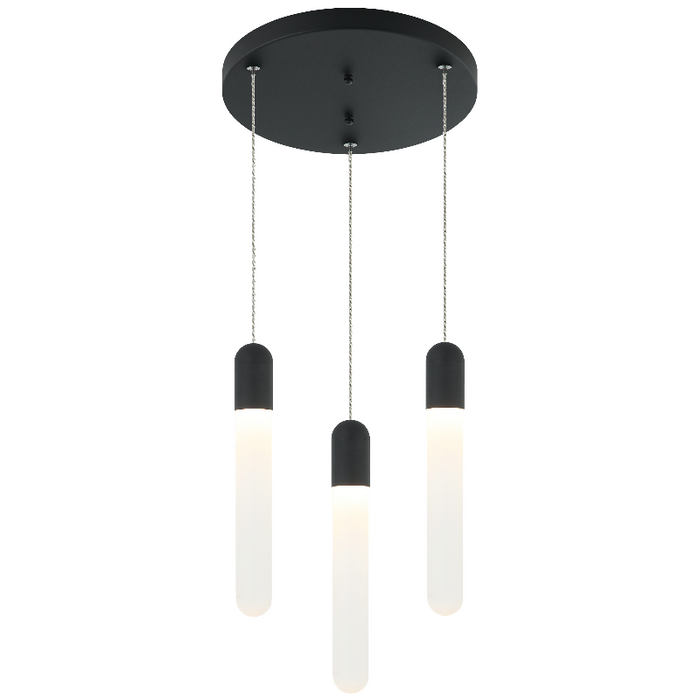 Matteo C65803 Aydin 3-lt 6" LED Pendant