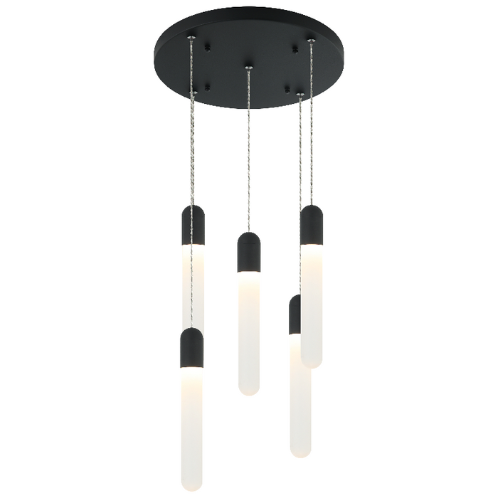 Matteo C65805 Aydin 5-lt 8" LED Pendant