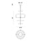 Matteo C67404 Hoopa 4-lt 16" Chandelier