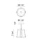 Matteo C72001 Beaton 1-lt 9" Pendant