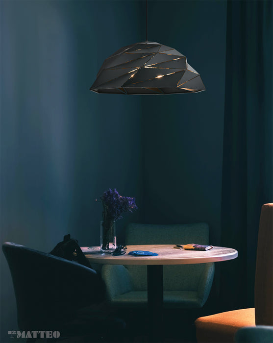 Matteo C72721 Riku 3-lt 26" Pendant