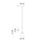 Matteo C75301 Stellar 1-lt 4" Pendant