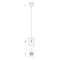 Matteo C76001 Flare 1-lt 7" Pendant