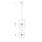 Matteo C76004 Flare 4-lt 16" Pendant