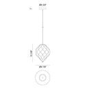 Matteo C78011 Gemma 1-lt 10" Pendant