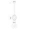Matteo C78011 Gemma 1-lt 10" Pendant