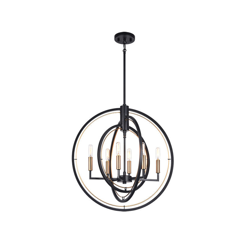 Matteo C78606 Odyssey 6-lt 22" Chandelier