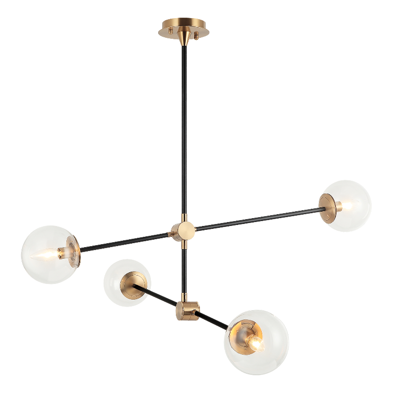 Matteo C78714 Cosmic 4-lt 44" Chandelier