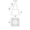 Matteo C81316 Carlington 1-lt 16" LED Pendant