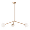 Matteo C81743 Novo 3-lt 34" Chandelier