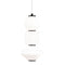 Matteo C82412 Dango 1-lt 13" Tall LED Pendant with Mixed Glass