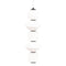 Matteo C82416 Dango 1-lt 21" Tall LED Pendant with Mixed Glass