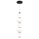 Matteo C82416 Dango 1-lt 21" Tall LED Pendant with Mixed Glass