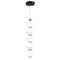 Matteo C82416 Dango 1-lt 21" Tall LED Pendant with Mixed Glass