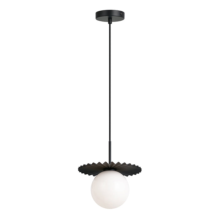 Matteo C83101 Modern Ruff 1-lt 10" Pendant