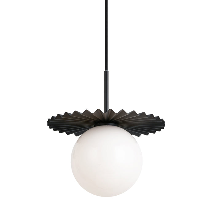 Matteo C83101 Modern Ruff 1-lt 10" Pendant