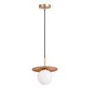 Matteo C83101 Modern Ruff 1-lt 10" Pendant