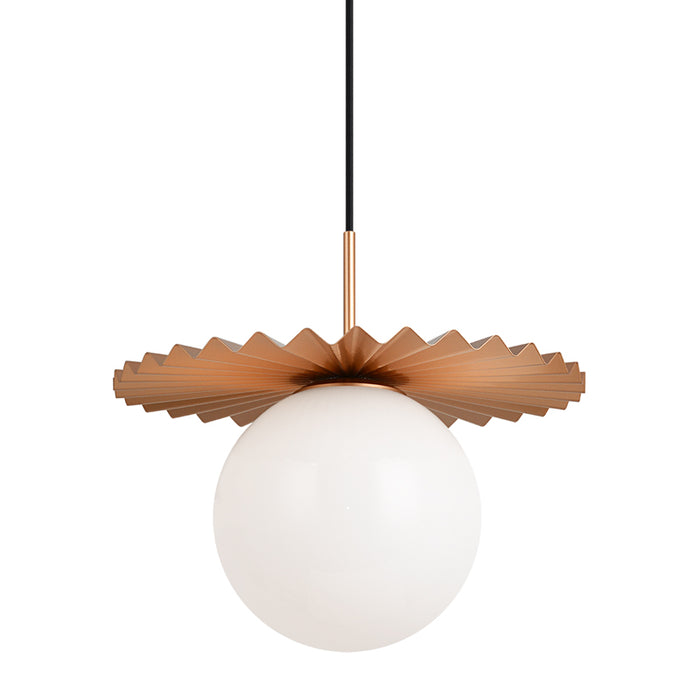 Matteo C83111 Modern Ruff 1-lt 14" Pendant
