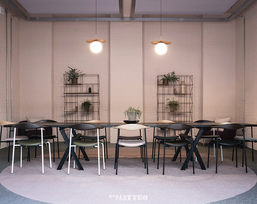 Matteo C83111 Modern Ruff 1-lt 14" Pendant