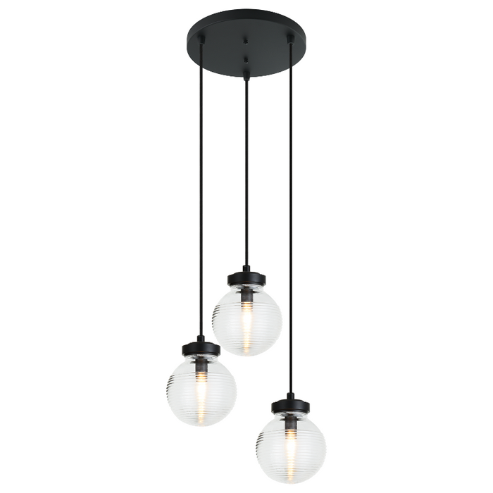 Matteo C84003 Ridge 3-lt 15" Pendant