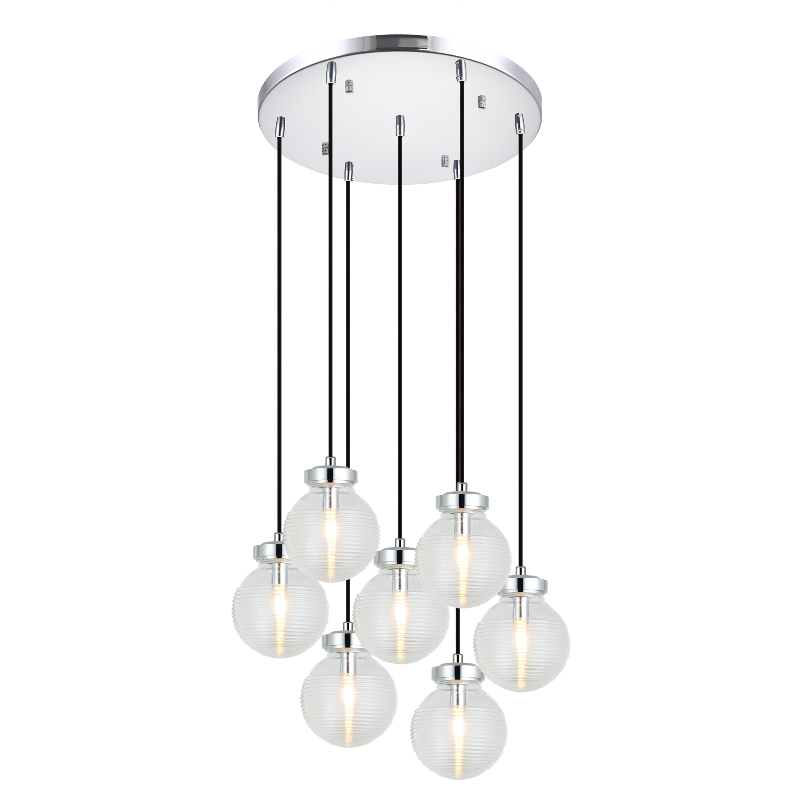 Matteo C84007 Ridge 7-lt 21" Pendant