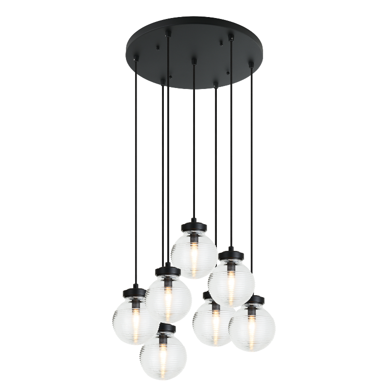 Matteo C84007 Ridge 7-lt 21" Pendant