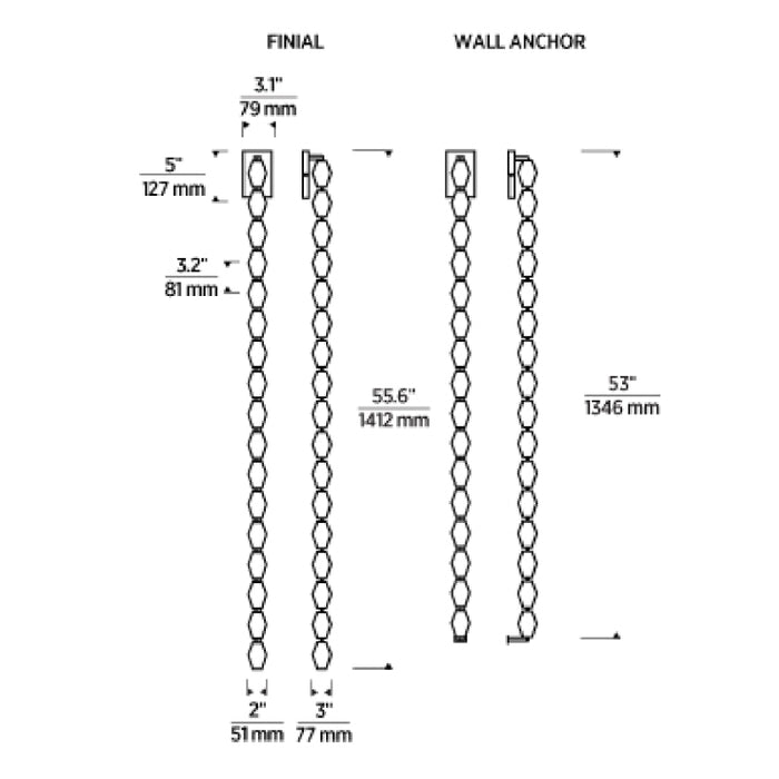 Tech 700WSCLR53 Collier 53 LED Wall Sconce