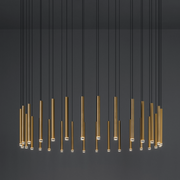 Bover Candle 30-lt 17" LED Pendant