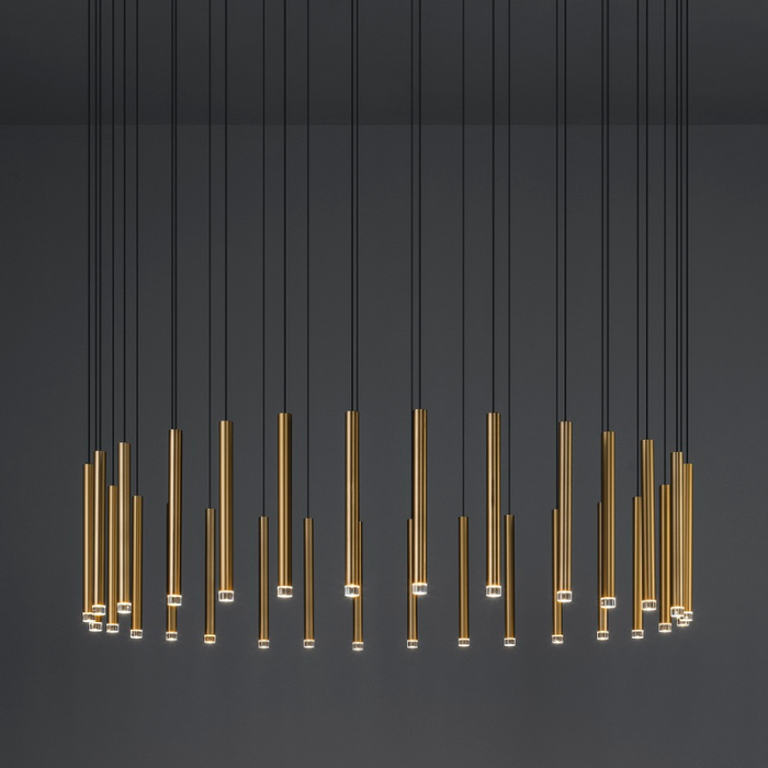 Bover Candle 30-lt 17" LED Pendant